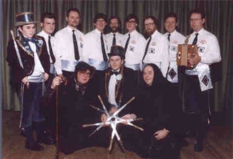 High Spen Publicity Photo 1990.